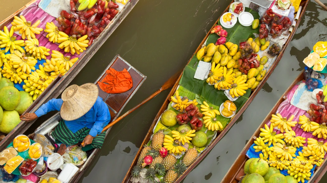 floting market thailand