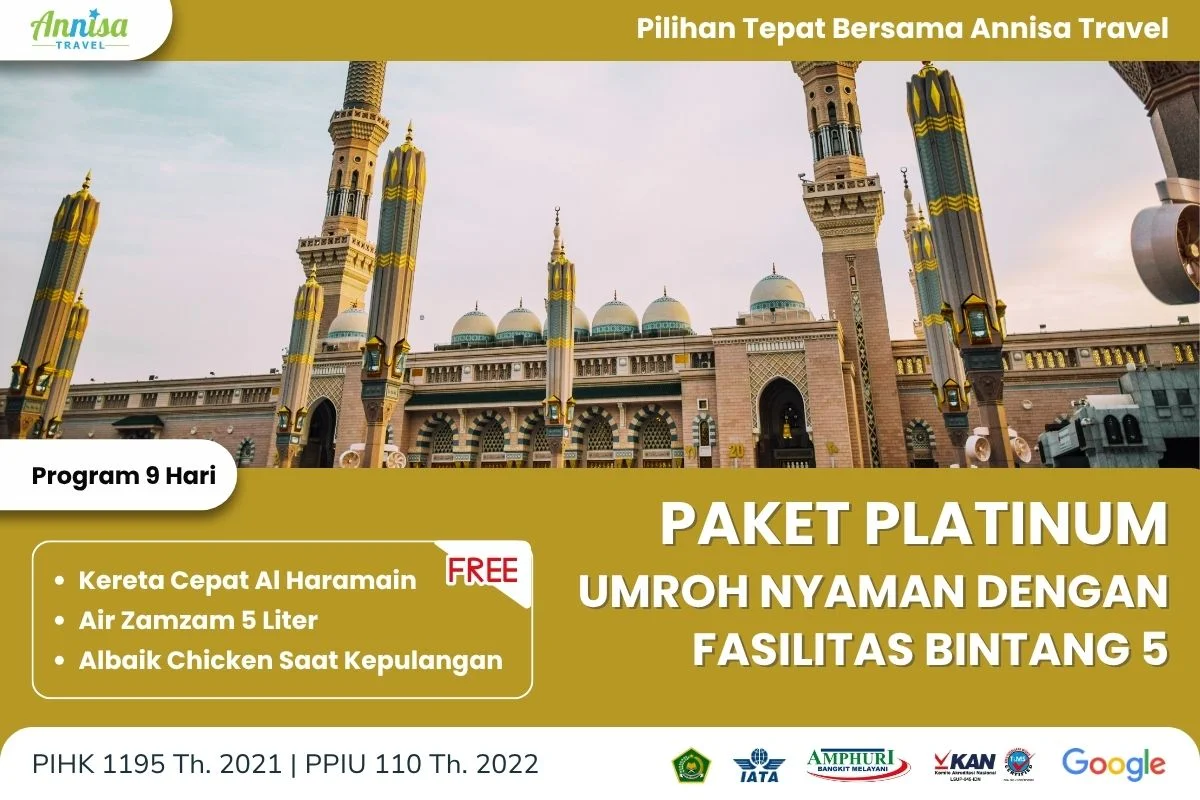 Paket umroh oktober platinum