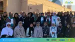 Kebahagiaan jamaah wanita Annisa Travel saat berada di Masjid Nabawi