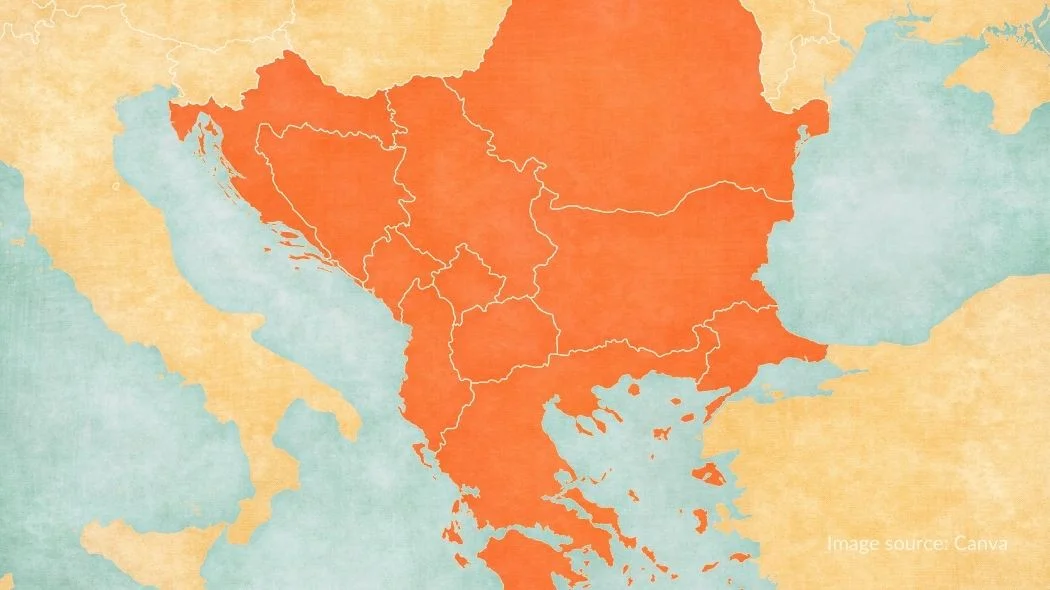 Peta wilayah Balkan