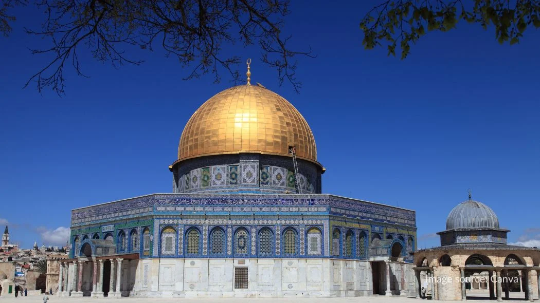 The Dome of the Rock di Kompleks Masjid Al Aqso
