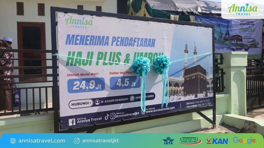Kantor penjualan produk haji dan umroh Annisa Travel