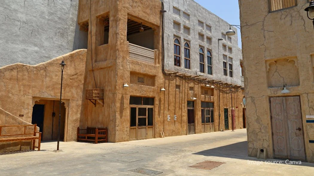 Kawasan permukiman tua Al Bastakiya Dubai