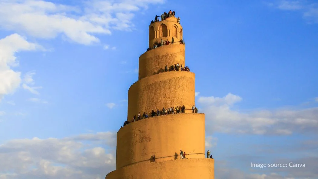 Malwiya, menara spiral di Masjid Agung Samarra