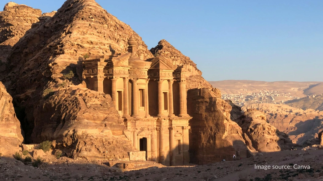 Ad-Deir (The Monastery) di Petra Yordania