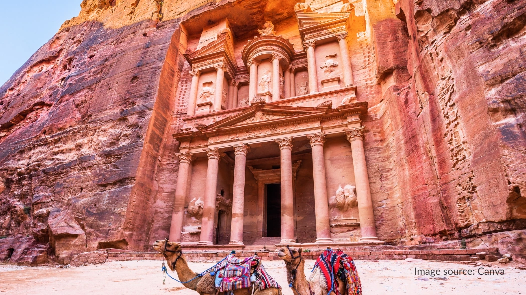 Al-Khazneh (The Treasury) di Petra Yordania