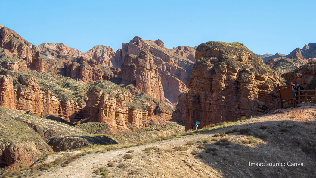 Binggou Danxia Scenic Area