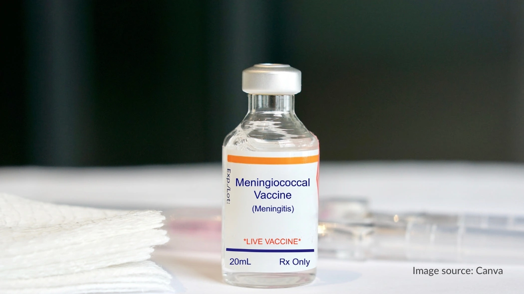 Sebotol vaksin meningitis