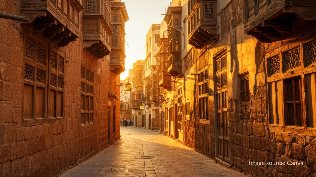 Gang sempit di Al Balad Jeddah