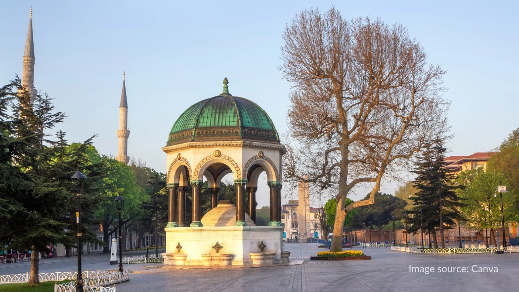 German Fountain di Istanbul Turki
