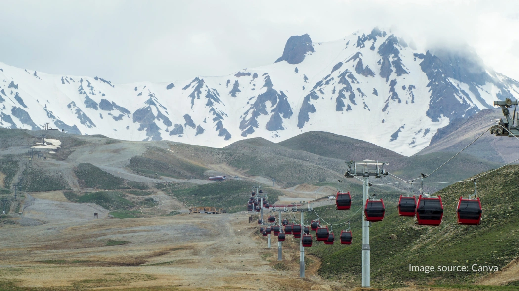 Cable car di Gunung Erciyes