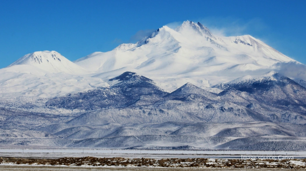 Gunung Erciyes di Turki