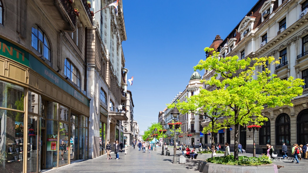 Knez Mihailova Street di Belgrade