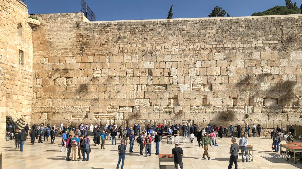Tembok Ratapan sebagai bagian dari Kompleks Masjidil Aqsa