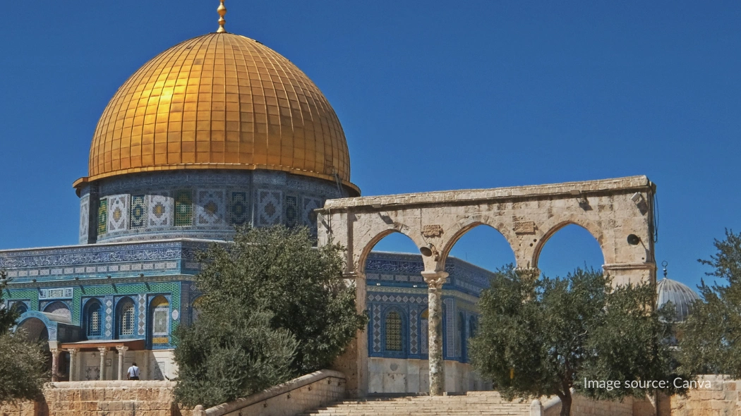 Dome of the Rock Masjidil Aqsa dalam kisah Isra Miraj