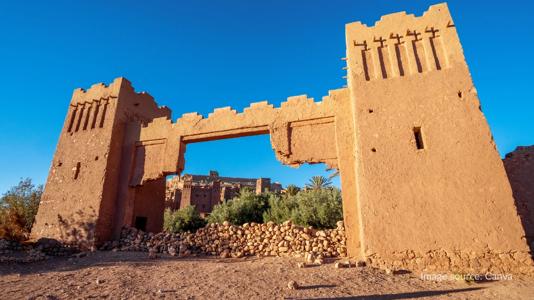 Gerbang utama Ait Ben Haddou