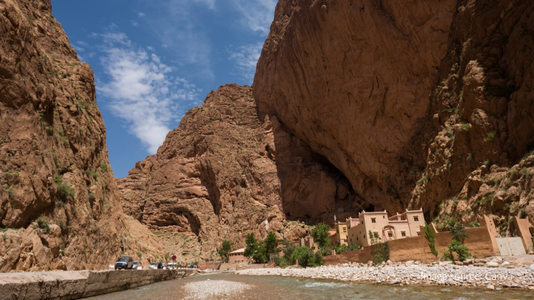 Todra Gorges di Tinghir Maroko