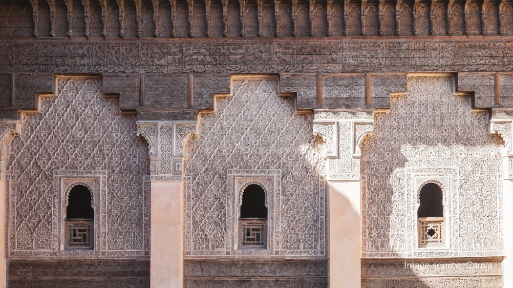 Jendela di Madrasa Ben Youssef