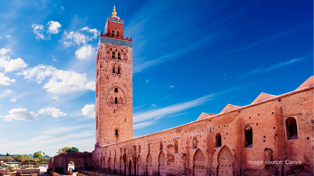Masjid Koutoubia, landmark tertinggi di Marrakesh