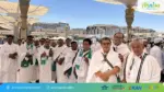 Jamaah umroh Annisa Travel setelah selesai memanjatkan doa ketika di Raudhah