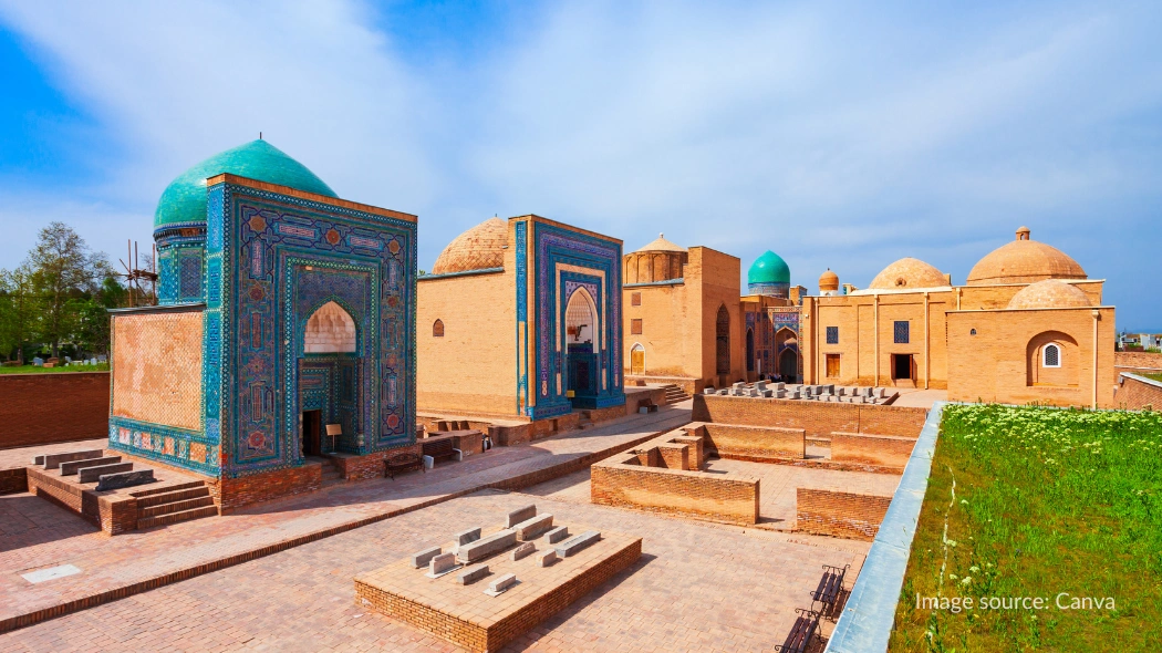 Shah-i-Zinda necropolis sebagai destinasi wisata halal Uzbekistan