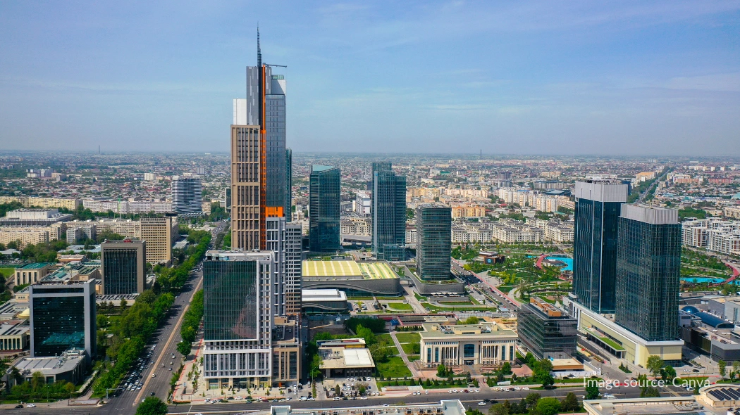 Sisi modern Uzbekistan di Tashkent