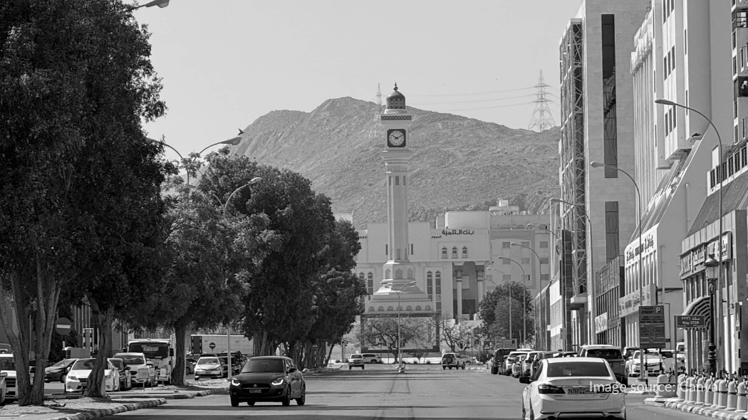 Suasana jalan raya di kota Thaif
