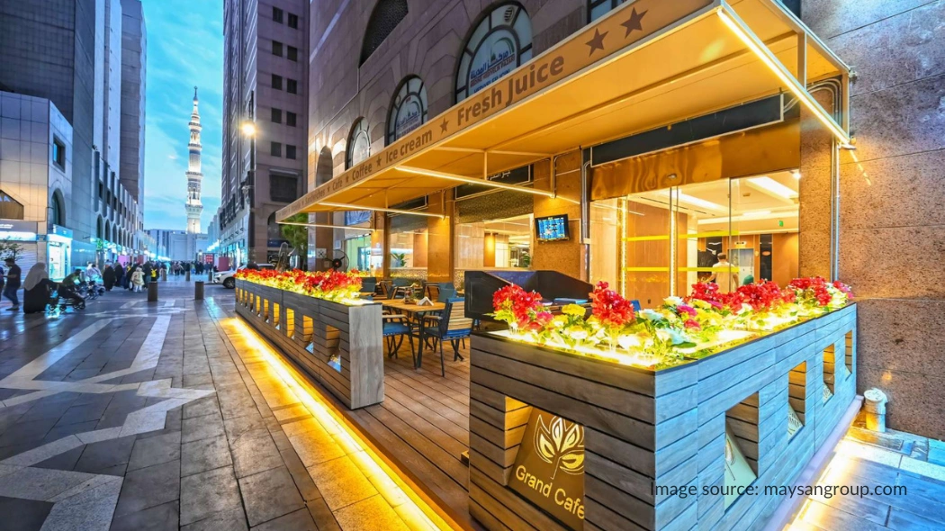 Kafe di Hotel Grand Plaza Al Madina