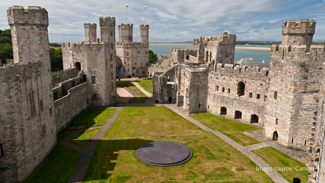 Caernarfon Castle di Wales