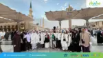 Jamaah umroh 1448 H di Masjid Nabawi