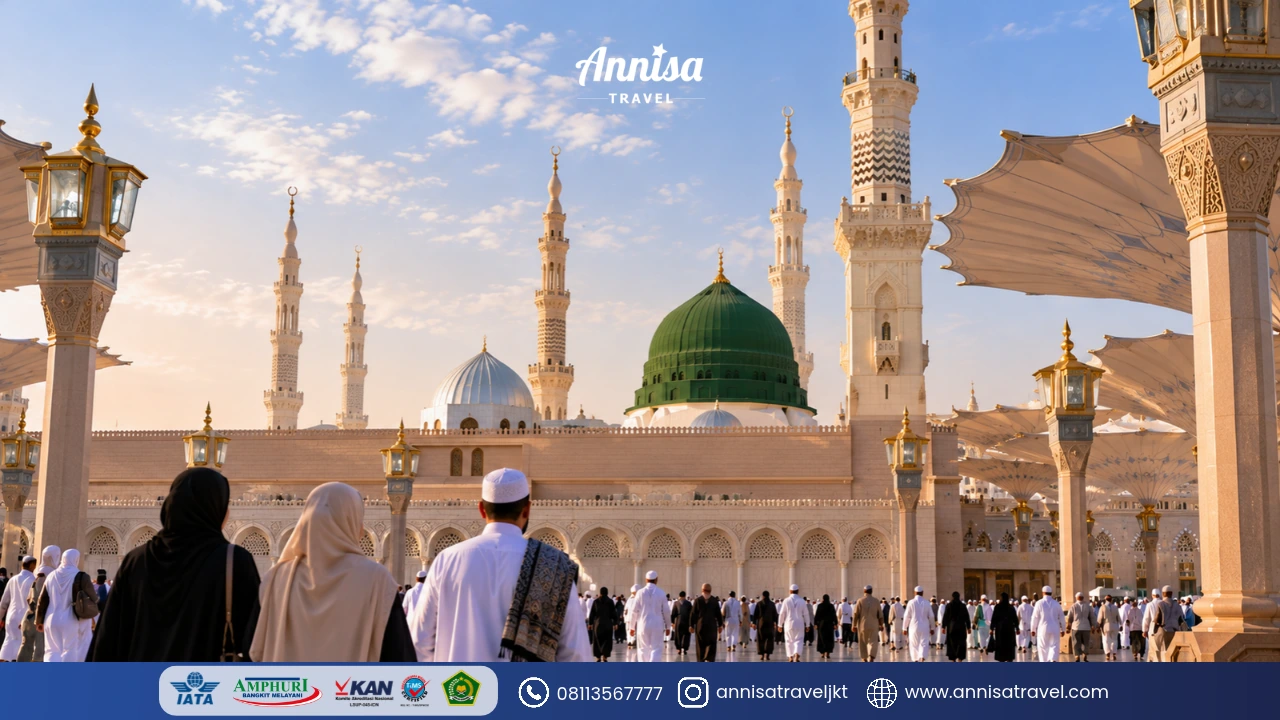 Jadwal kunjungan Raudhah di Masjid Nabawi Madinah